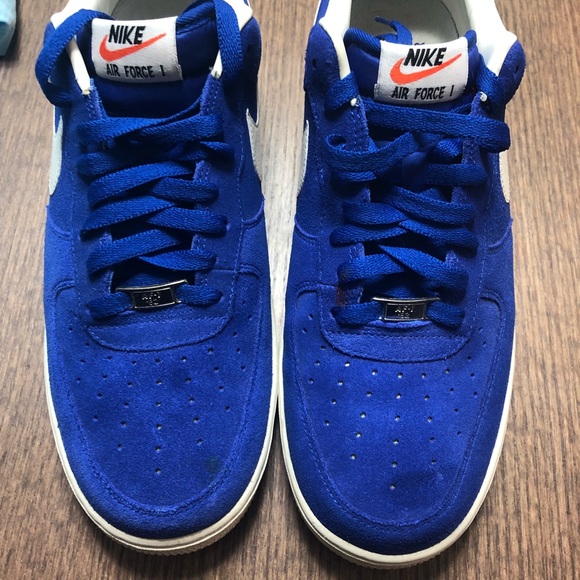 Felt Blue Nike Air Force Ones Never Worn - Picture 1 of 7